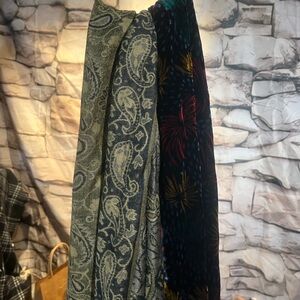 Paisley and Floral Patterned Scarves